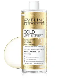 Nước tẩy trang Eveline Gold Lift Expert chống nhăn da 3 tác động 500ML
